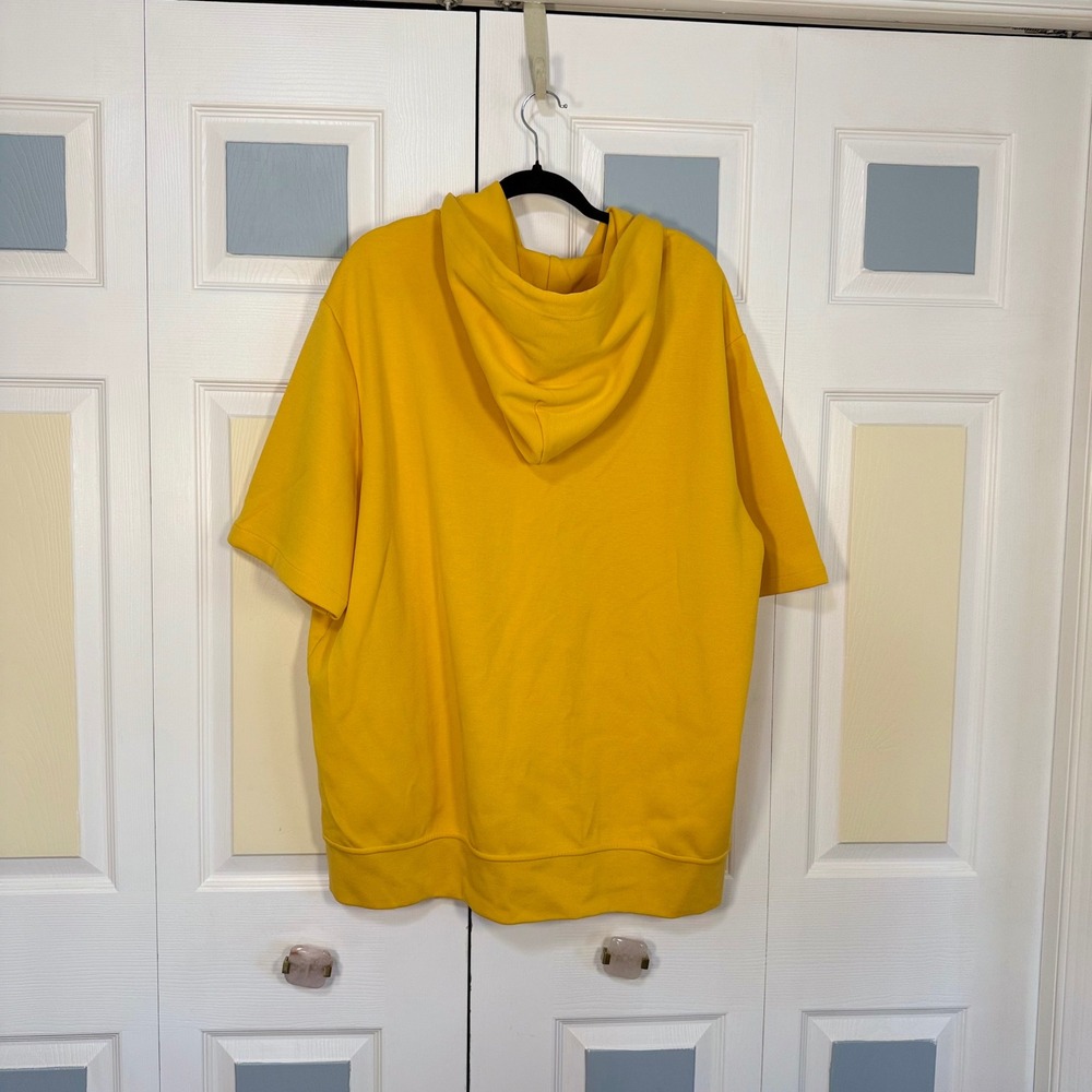 Polo Ralph Lauren Mens XXL Yellow Short Sleeve Full Zip Hoodie Pony 71088151 - Picture 2 of 8